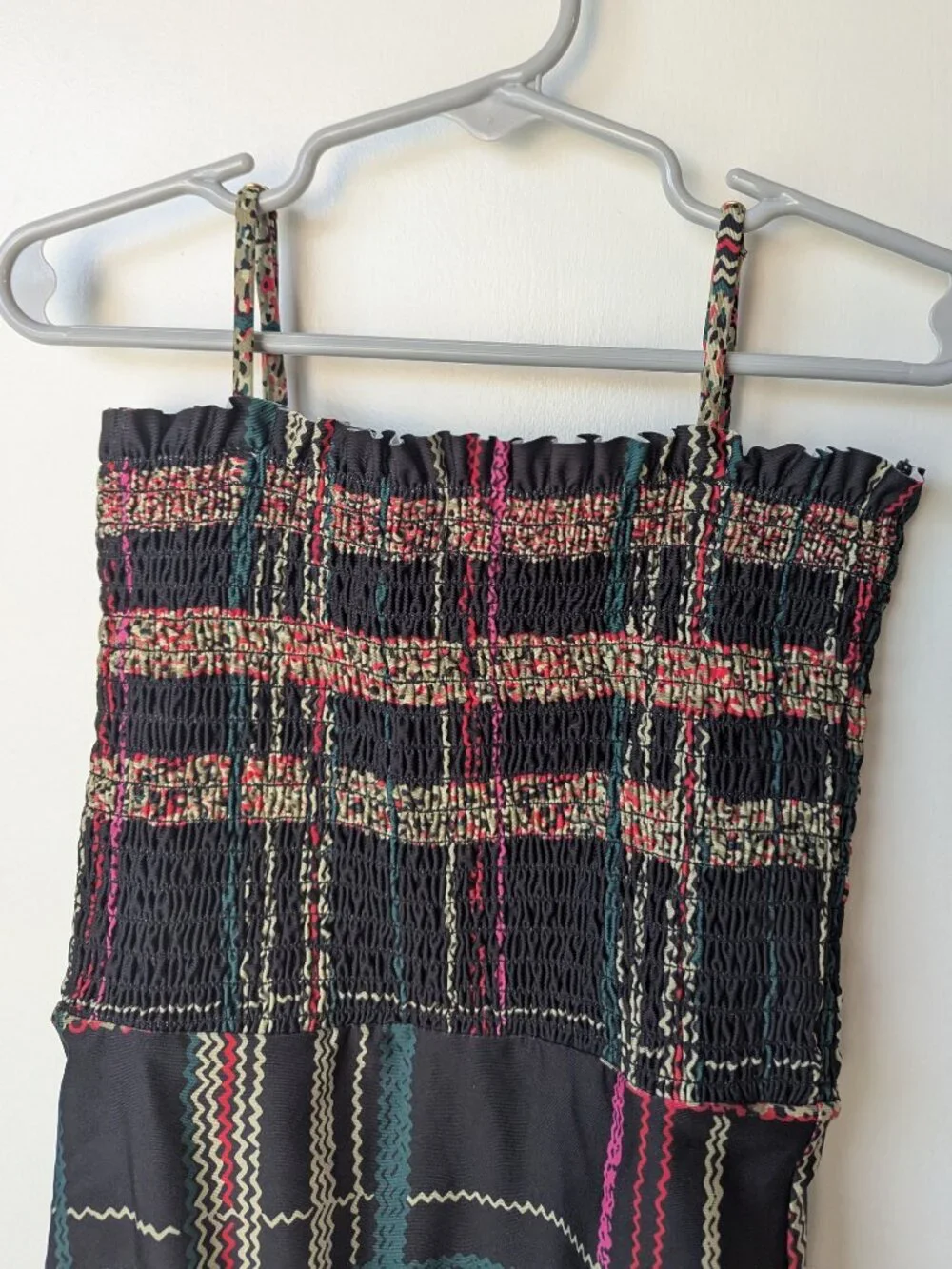 Hermoza Plaid Scrunch Top Bathing Suit Swim Swimsuit Girls Size 10 NWOT